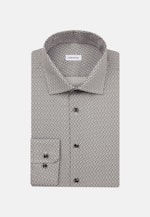 Chemise Business X-Slim Structuré Col Kent in Gris |  Seidensticker Onlineshop