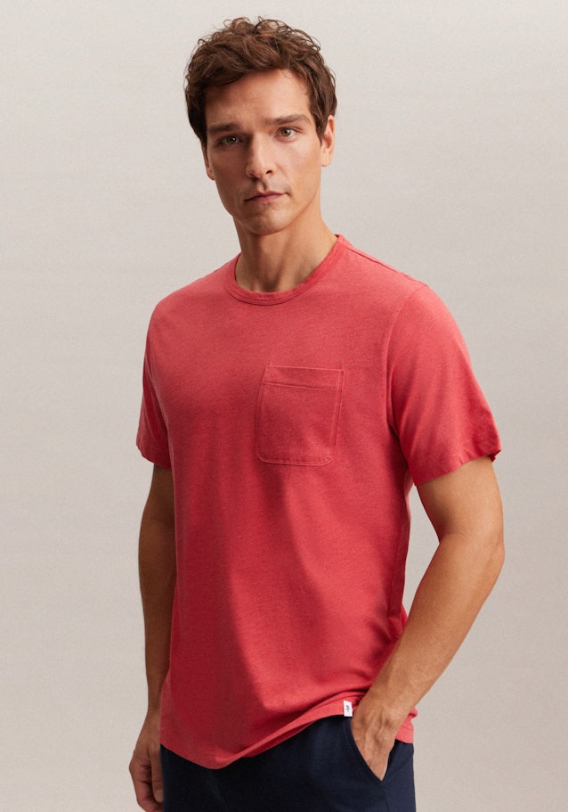 Jersey T-Shirt in Rot | Seidensticker Onlineshop