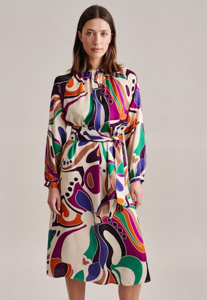 Dress Print in Ecru |  Seidensticker Onlineshop