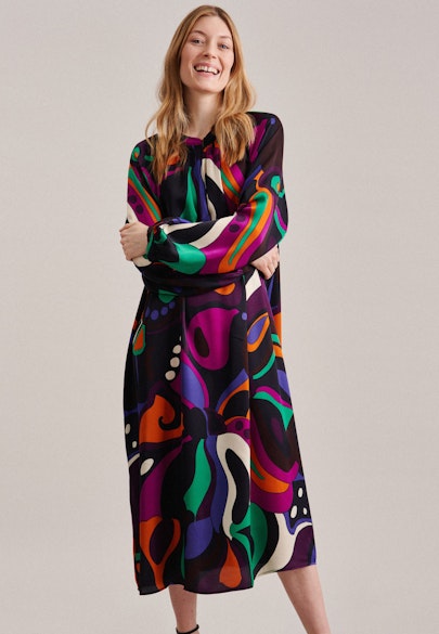 Dress Print in Black |  Seidensticker Onlineshop