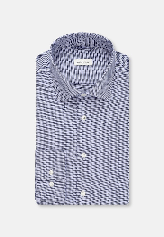 Slim Business Hemd Uni in Mittelblau |  Seidensticker Onlineshop