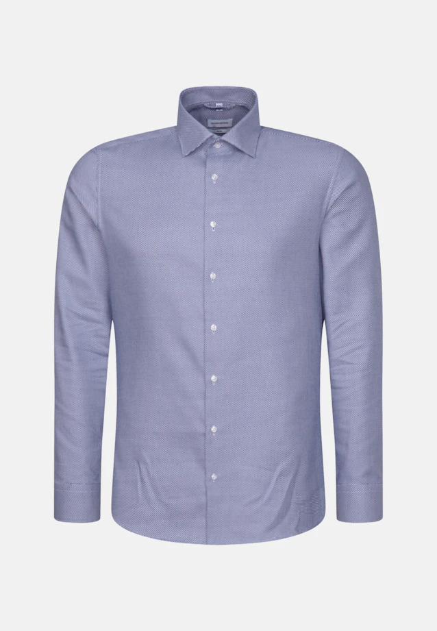Slim Chemise d'affaires Uni in Bleu Moyen |  Seidensticker Onlineshop