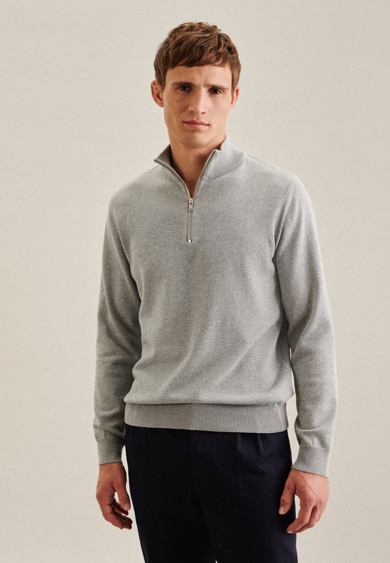 Stand-Up Collar Pullover