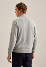 Pullover Col Montant in Gris |  Seidensticker Onlineshop