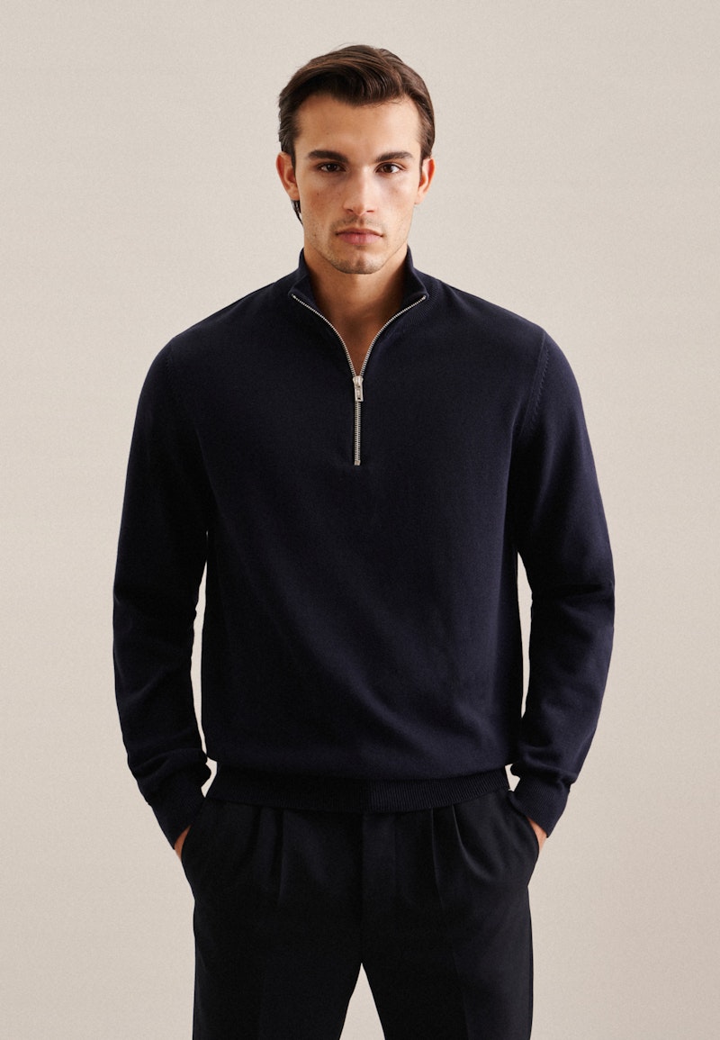 Stand-Up Collar Pullover