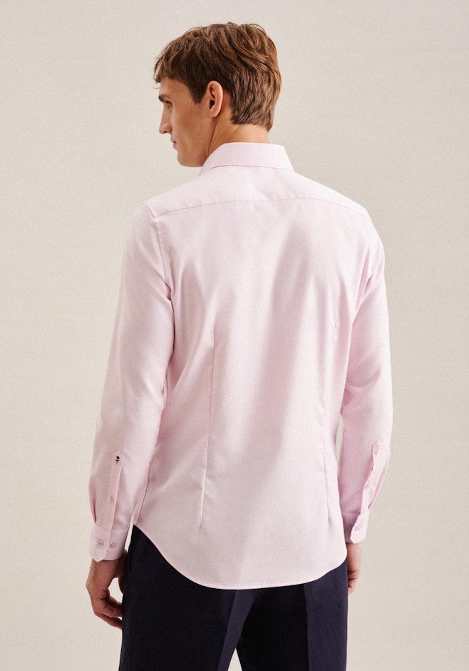 Shaped Business Hemd Uni in Rosa/Pink | Seidensticker Onlineshop