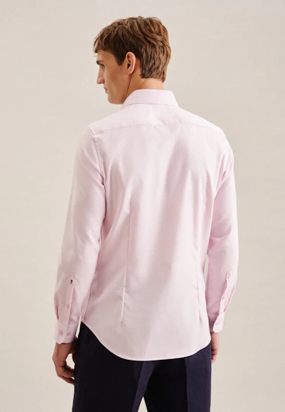 Shaped Business Hemd Uni in Rosa/Pink |  Seidensticker Onlineshop
