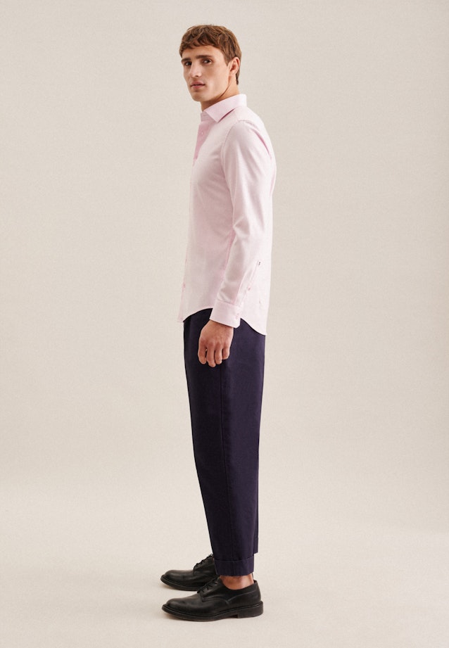 Shaped Business shirt Uni in Pink |  Seidensticker Onlineshop
