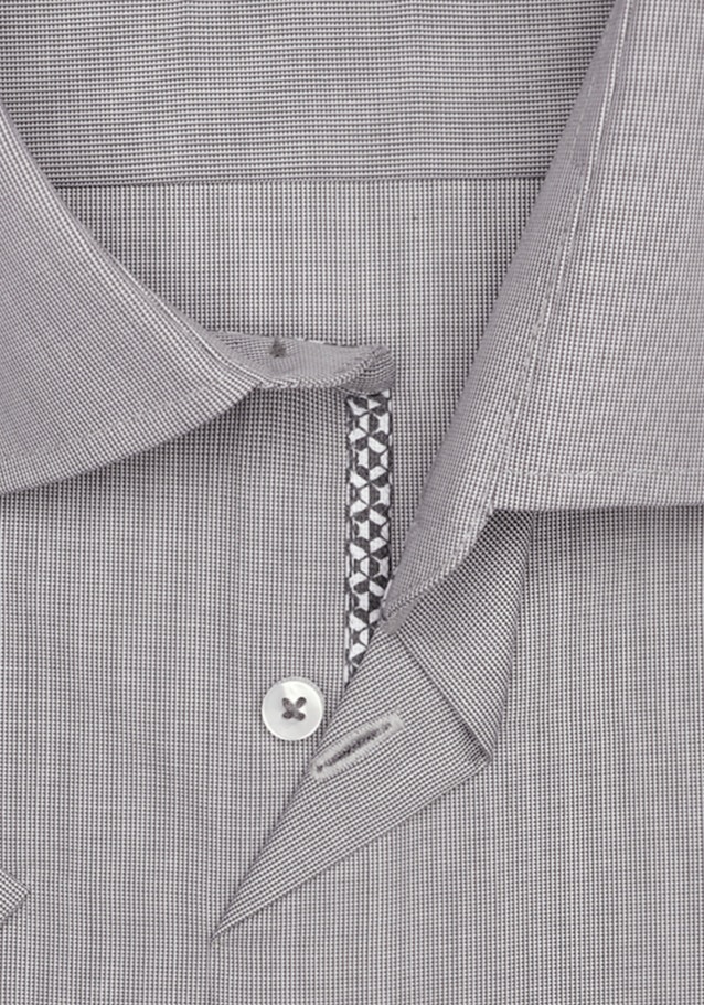 Shaped Business Hemd Uni in Grau | Seidensticker Onlineshop