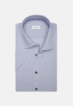 Non-iron Structure Short sleeve Business Shirt in Shaped with Kent-Collar in Light Blue |  Seidensticker Onlineshop