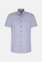 Non-iron Structure Short sleeve Business Shirt in Shaped with Kent-Collar in Light Blue |  Seidensticker Onlineshop