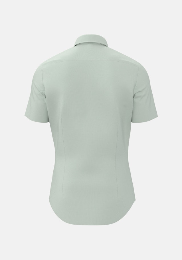 Non-iron Struktur korte arm Business overhemd in Shaped with Kentkraag in Groen |  Seidensticker Onlineshop
