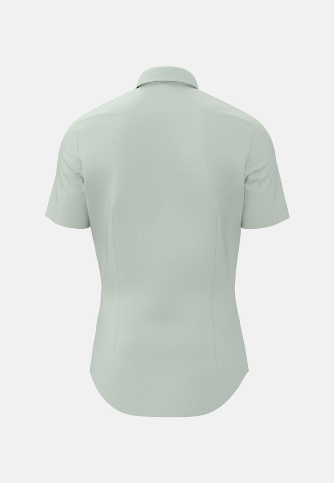 Non-iron Structure Short sleeve Business Shirt in Shaped with Kent-Collar in Green | Seidensticker online shop