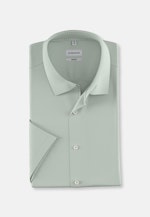 Shaped Business Hemd Uni in Grün |  Seidensticker Onlineshop