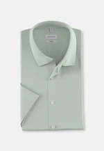 Shaped Business Hemd Uni in Grün |  Seidensticker Onlineshop