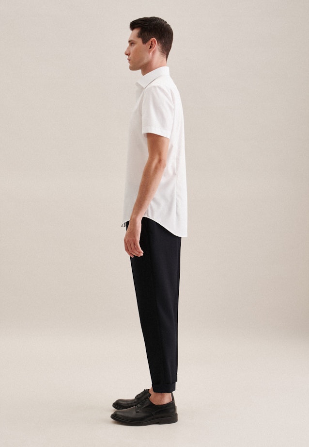 Shaped Business shirt Uni in White |  Seidensticker Onlineshop