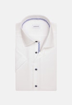 Non-iron Structure Short sleeve Business Shirt in Shaped with Kent-Collar in White |  Seidensticker Onlineshop