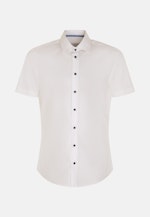 Non-iron Structure Short sleeve Business Shirt in Shaped with Kent-Collar in White |  Seidensticker Onlineshop