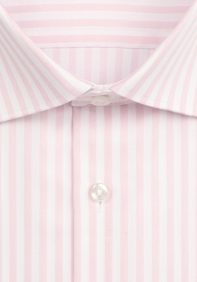 Non-iron Herringbone pattern Business Shirt in Slim with Kent-Collar in Pink |  Seidensticker Onlineshop
