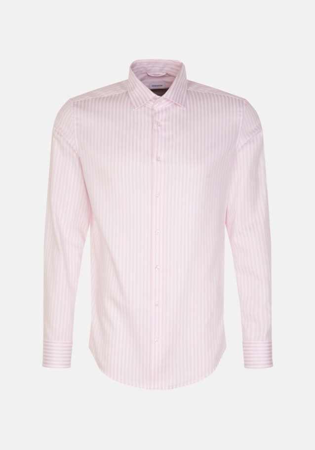 Non-iron Structure Business Shirt in Slim with Kent-Collar in Pink |  Seidensticker Onlineshop