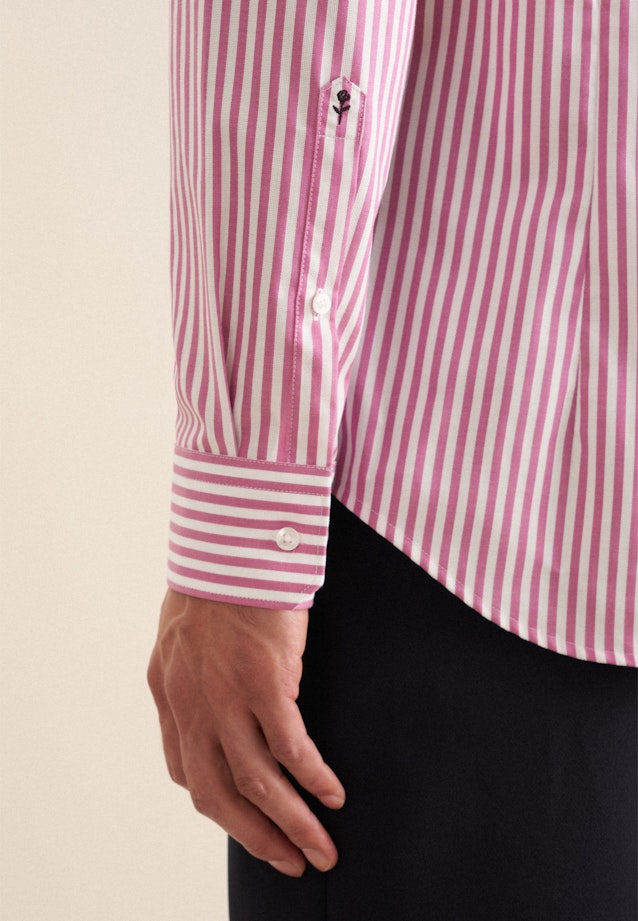 Slim Business Hemd Gestreift in Rosa/Pink |  Seidensticker Onlineshop