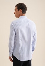 Non-iron Structure Business shirt in Slim with Kent-Collar in Light Blue |  Seidensticker Onlineshop