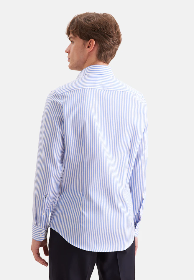 Slim Business shirt Stripes in Light Blue | Seidensticker online shop