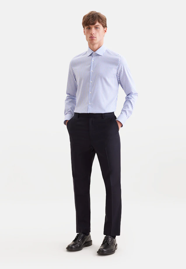 Slim Business shirt Stripes in Light Blue |  Seidensticker Onlineshop