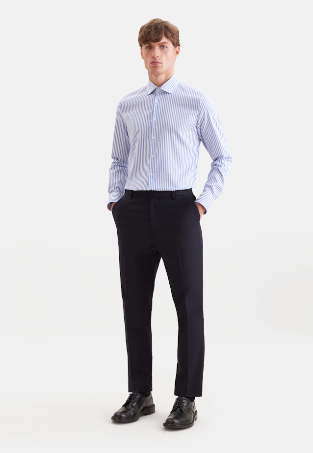 Slim Business shirt Stripes in Light Blue |  Seidensticker Onlineshop