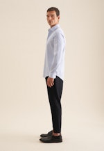 Non-iron Structure Business shirt in Slim with Kent-Collar in Light Blue |  Seidensticker Onlineshop