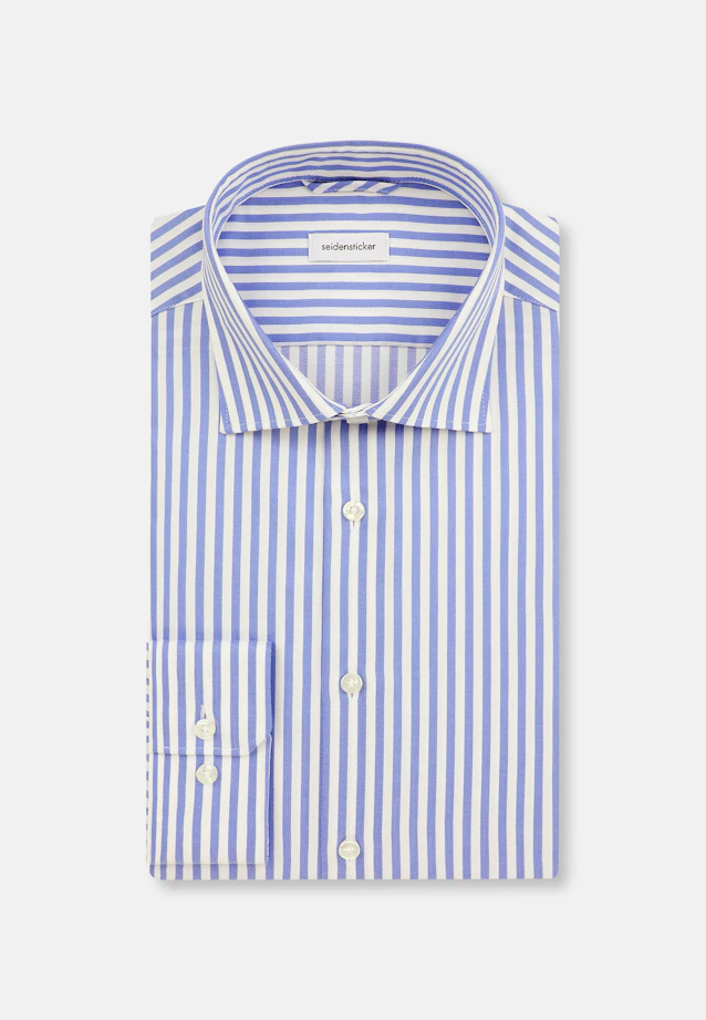 Slim Business shirt Stripes in Light Blue |  Seidensticker Onlineshop