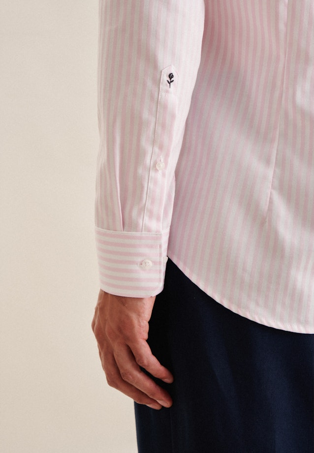 Struktur Business Hemd in Slim mit Kent-Collar in Rose |  Seidensticker Onlineshop