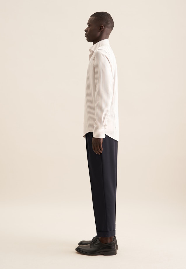 Slim Chemise d'affaires Rayures in Beige |  Seidensticker Onlineshop