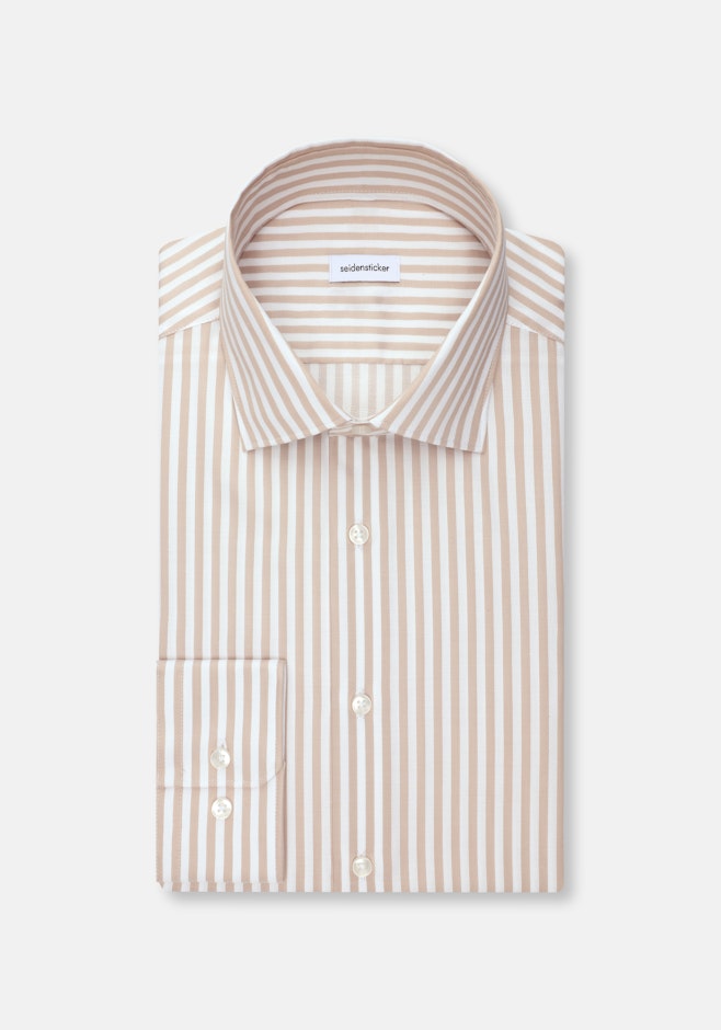 Slim Chemise d'affaires Rayures dans Beige | Boutique en ligne Seidensticker