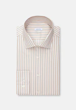 Slim Business Hemd Gestreift in Beige |  Seidensticker Onlineshop