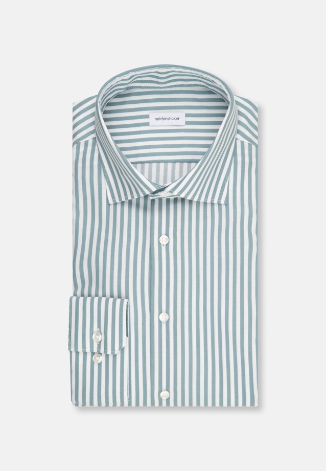 Slim Business Hemd Gestreift in Grün |  Seidensticker Onlineshop