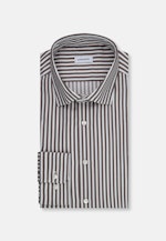 Slim Business Hemd Gestreift in Braun |  Seidensticker Onlineshop
