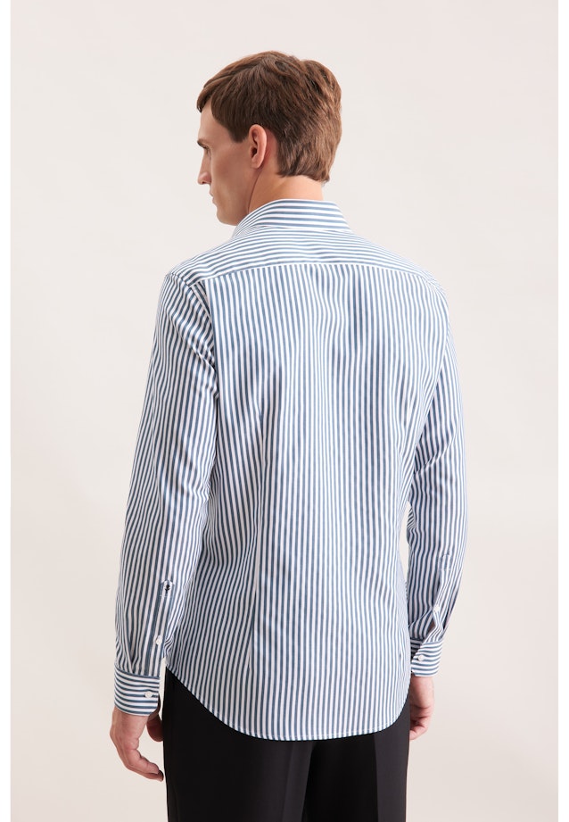 Slim Business Hemd Gestreift in Grün |  Seidensticker Onlineshop