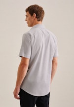 Regular Business Hemd Druck in Grau |  Seidensticker Onlineshop