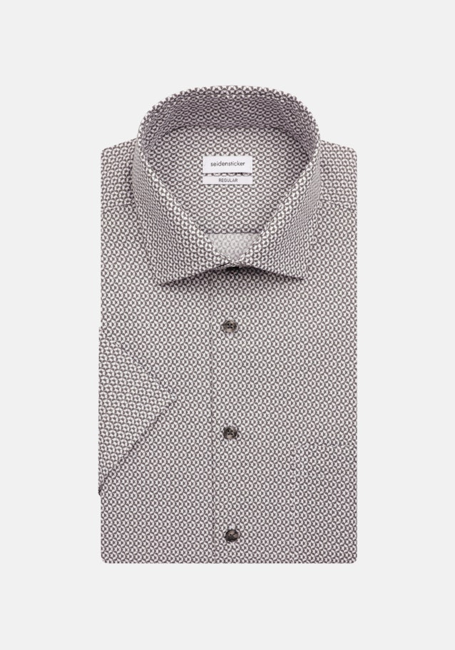 Business Shirt in Regular with Kent-Collar in Grey |  Seidensticker Onlineshop