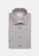 Regular Business Hemd Druck in Grau |  Seidensticker Onlineshop