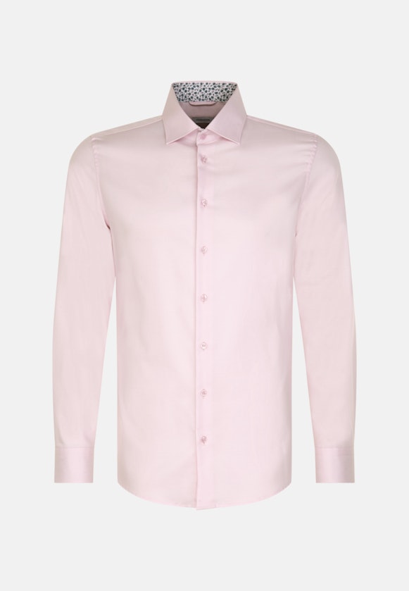 Non-iron Twill Business Shirt in Slim with Kent-Collar in Pink |  Seidensticker Onlineshop