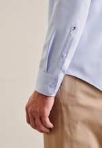 Twill Business Hemd in Slim mit Kentkragen in Hellblau |  Seidensticker Onlineshop