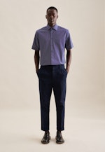 Regular Chemise d'affaires Imprimé in Bleu Moyen |  Seidensticker Onlineshop