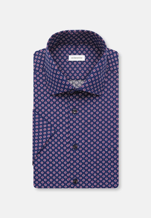 Regular Chemise d'affaires Imprimé in Bleu Moyen |  Seidensticker Onlineshop