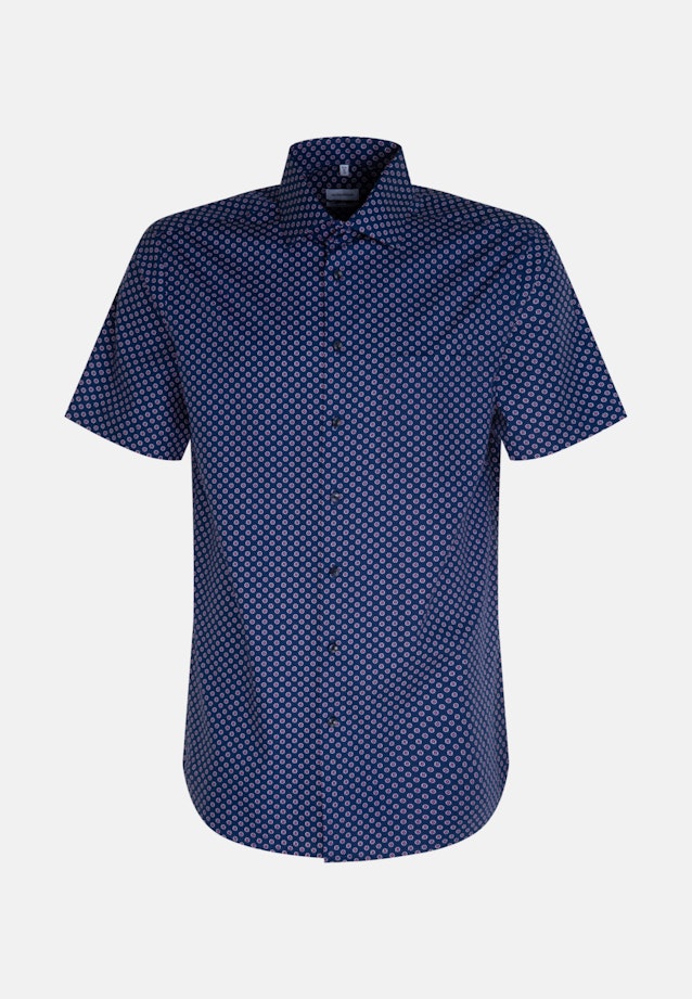 Regular Chemise d'affaires Imprimé in Bleu Moyen |  Seidensticker Onlineshop