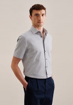 Shaped Business shirt Print in Grey |  Seidensticker Onlineshop