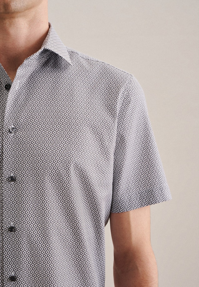 Shaped Business shirt Print in Grey |  Seidensticker Onlineshop