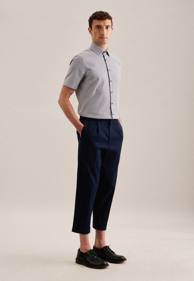 Shaped Business shirt Print in Grey |  Seidensticker Onlineshop