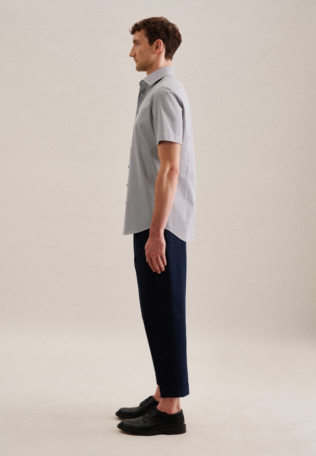 Shaped Business shirt Print in Grey |  Seidensticker Onlineshop